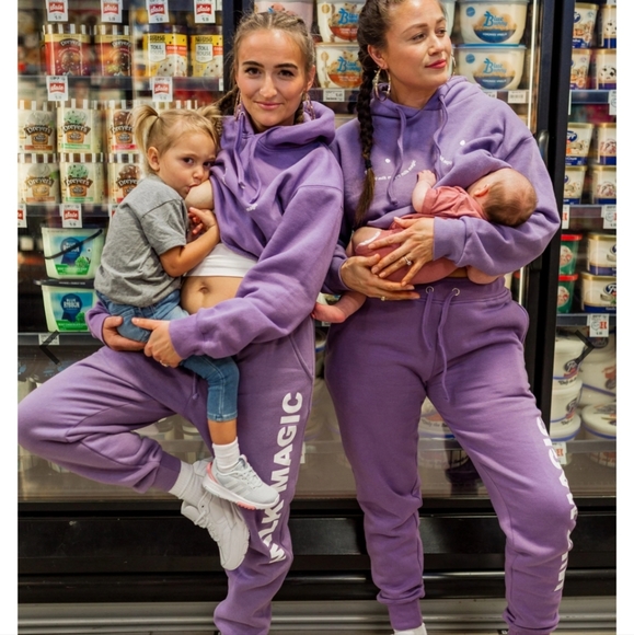 Milk Magic Crop Hoodie - Picture 2 of 2